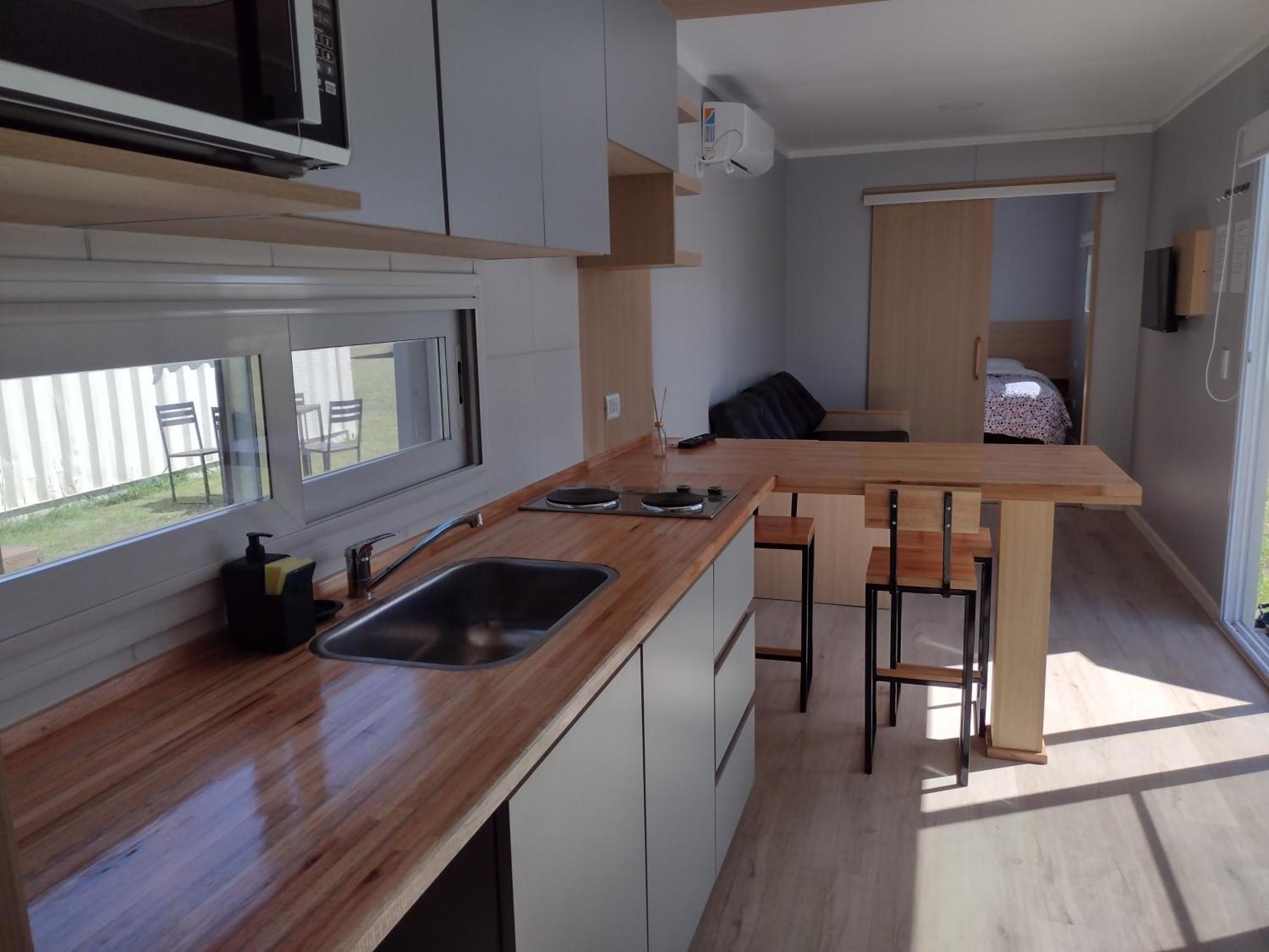 Casas Containers - Barrio Los Teros Con Pileta Compartida - Santa Clara Del Mar Dış mekan fotoğraf